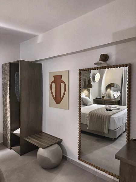 Standard Ground Floor Room with Garden View & Balcony at Armia Experience Hotel, Vári, Sýros